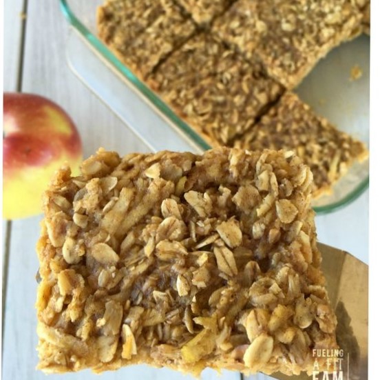 You are currently viewing Apple Peanut Butter Oat Bars