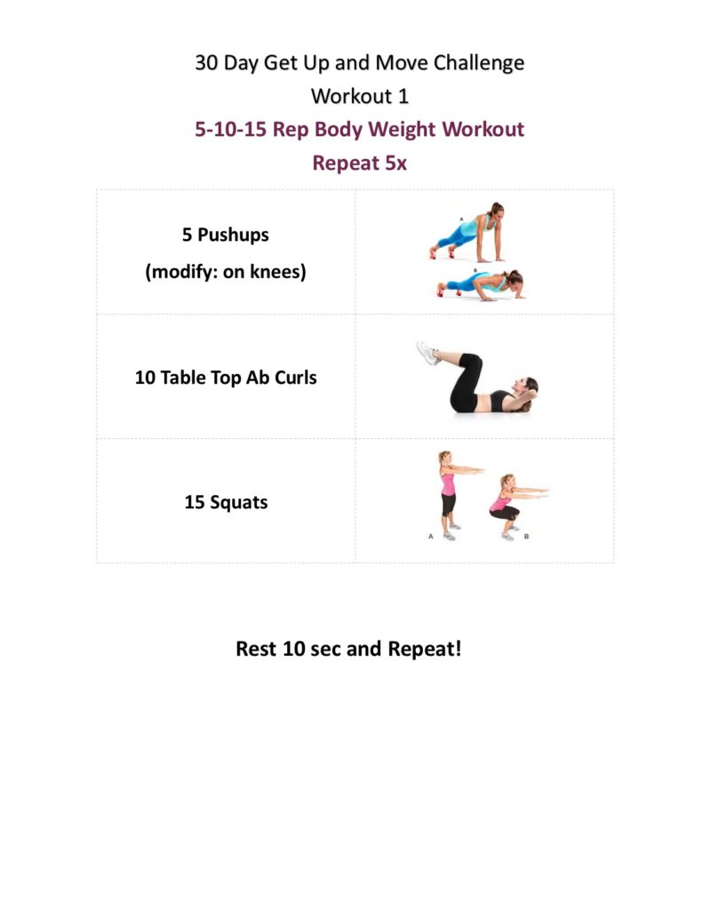 25 Days of Christmas Fitness Challenge - Fitness 4 You