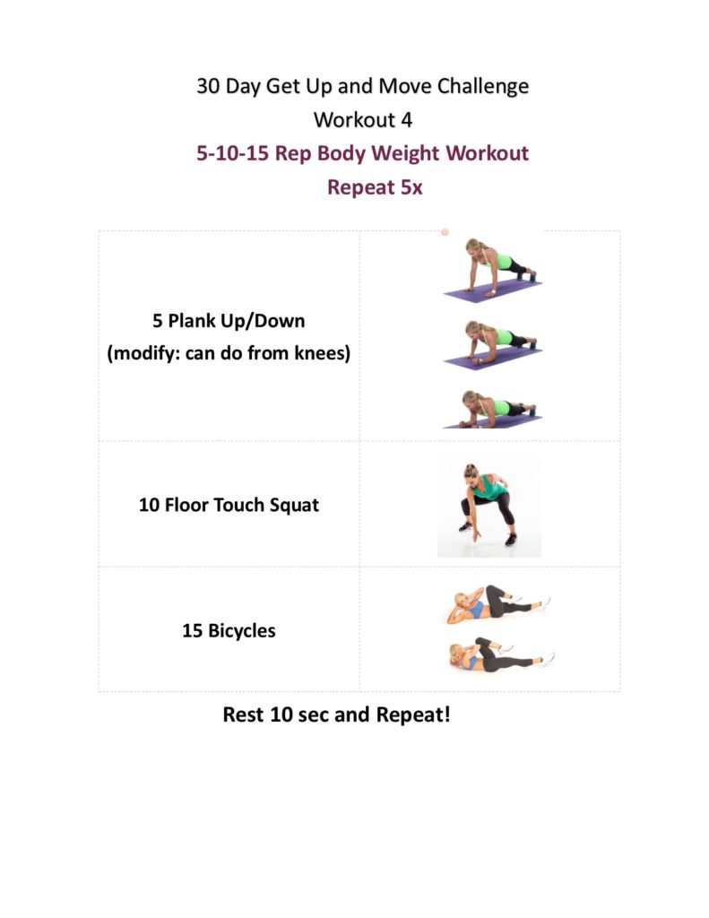 25 Days of Christmas Fitness Challenge - Fitness 4 You